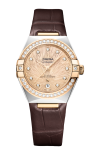 Omega | CONSTELLATION 29 MM, ACCIAIO-ORO MOONSHINE&trade; SU PELLE - 131.28.29.20.58.001 (1)