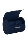 Scatola Del Tempo | POCHETTE 2 ASTUCCIO PER OROLOGI IN PELLE BLU NOTTE (1)