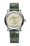 Chopard | HAPPY SPORT 33 MM, AUTOMATICO, LUCENT STEEL&trade;, DIAMANTI - 278608 (1)