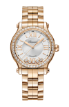 Chopard | HAPPY SPORT 33 MM, AUTOMATICO, ORO ROSA ETICO, DIAMANTI - 275378 (1)