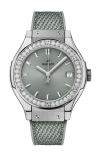 Hublot | CLASSIC FUSION TITANIUM SAGE GREEN DIAMONDS 33 MM - 581.NX.891G.NR.1104 (1)