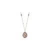 Faberg&eacute; | COLLANA EMOTION CON CIONDOLO A FORMA DI UOVO IN ORO GIALLO DIAMANTI E PIETRE MULTICOLOR - 1824 (1)