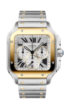 Cartier | SANTOS DE CARTIER MODELLO GRANDE, ACCIAIO, ORO GIALLO, AUTOMATICO - W2SA0035 (1)