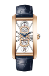 Cartier | TANK AM&Eacute;RICAINE SCHELETRATO MODELLO GRANDE, ORO ROSA, MANUALE - WHTA0040 (1)