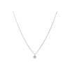 Bartorelli Italian Jewels | COLLANA GIROCOLLO PUNTO LUCE A SPECCHIO IN ORO BIANCO E DIAMANTE - 318-2595-C-430 (1)