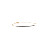 Bartorelli Italian Jewels | BRACCIALE MORBIDO IN ORO ROSA CON BARRETTA IN PAV&Eacute; DI DIAMANTI NERI - 370-XB2713 (1)