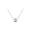 Pasquale Bruni | COLLANA PETIT JOLI IN ORO ROSA CON PIETRA LUNAR GARDEN IN AGATA VERDE E PIETRA DI LUNA BIANCA E DIAMANTE - 16790R (1)