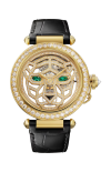 Cartier | OROLOGIO GIOIELLO PANTH&Egrave;RE, 41 MM, MANUALE, ORO GIALLO, DIAMANTI, SMERALDI, SCHELETRATO - HPI01359 (1)