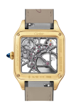 Cartier | SANTOS-DUMONT SCHELETRATO DOTATO DI MICROROTORE MODELLO GRANDE, AUTOMATICO, ORO GIALLO - WHSA0043 (4)