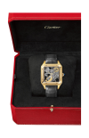 Cartier | SANTOS-DUMONT SCHELETRATO DOTATO DI MICROROTORE MODELLO GRANDE, AUTOMATICO, ORO GIALLO - WHSA0043 (5)
