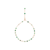 Pasquale Bruni | COLLANA FIGLIA DEI FIORI IN ORO ROSA CON AGATA VERDE, PIETRA DI LUNA BIANCA, MALACHITE, CRISOPRASIO, PRASIOLITE, AVVENTURINA VERDE, AGATA MUSCHIATA, E DIAMANTE - 16777R (1)