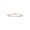 Bartorelli Italian Jewels | BRACCIALE TENNIS IN ORO ROSA CON ZAFFIRI ROSA DEGRAD&Eacute; E DIAMANTI - 404-BF-2-3-175R-CS (1)