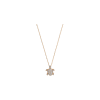 Bartorelli Italian Jewels | COLLANA GIROCOLLO IN ORO ROSA CON TARTARUGHINA PENDENTE IN PAV&Eacute; DI DIAMANTI - 249087 (1)