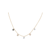 Bartorelli Italian Jewels | COLLANA GIROCOLLO IN ORO ROSA CON CIONDOLI, DIAMANTI BIANCHI E DIAMANTI BROWN - FC3759R002001 (1)