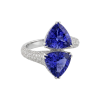 Bartorelli Italian Jewels | ANELLO CONTRARIE IN ORO BIANCO CON TANZANITI E DIAMANTI BIANCHI - GA/EI-T/9FCA (1)