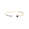 Bartorelli Italian Jewels | Bracciale bangle in oro rosa con diamanti bianchi e diamanti neri - VB24839DDKP (1)