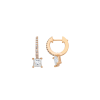 Bartorelli Italian Jewels | ORECCHINI MONACHELLA IN ORO ROSA E DIAMANTI - VE28387D (1)