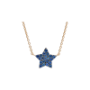 Bartorelli Italian Jewels | COLLANA GIROCOLLO IN ORO ROSA CON STELLA IN PAV&Egrave; DI ZAFFIRI BLU - VN26692SBLP (1)