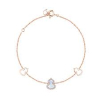 Qeelin | BRACCIALE PETITE WULU IN ORO ROSA CON MADREPERLA E DIAMANTI - WU-BR0001D-RGDMOP - WUBPT1BRGMP (2)