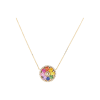 Bartorelli Italian Jewels | COLLANA RAINBOW IN ORO ROSA CON DIAMANTI, ZAFFIRI E RUBINI - KP1043/MS (1)