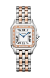 Cartier | PANTH&Egrave;RE DE CARTIER, MODELLO MEDIO, ACCIAIO, ORO ROSA, DIAMANTI, QUARZO - W3PN0015 (1)
