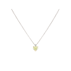 Bartorelli Italian Jewels | COLLANA IN ORO BIANCO CON DIAMANTE FANCY YELLOW TAGLIO CUORE E DIAMANTE BIANCO TAGLIO CUORE - F.339D (1)