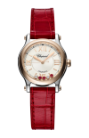 Chopard | HAPPY SPORT 30 MM, AUTOMATICO, ORO ROSA ETICO, LUCENT STEEL&trade;, DIAMANTI, RUBINI - 278573 (1)