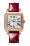 Cartier | SANTOS-DUMONT, MODELLO GRANDE, ORO ROSA, DIAMANTI, QUARZO - WJSA0016 (1)
