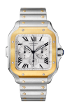 Cartier | SANTOS DE CARTIER CHRONOGRAFO, MODELLO EXTRA-LARGE, ACCIAIO, ORO GIALLO, AUTOMATICO - W2SA0008 (1)