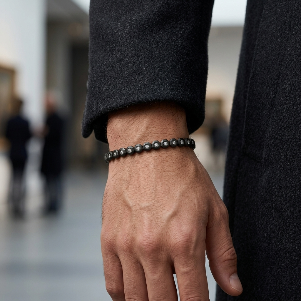 Il bracciale tennis da uomo