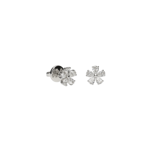 Accedi alla scheda di Bartorelli Italian Jewels Orecchini in oro bianco 18 carati e diamanti bianchi taglio goccia - 4408461