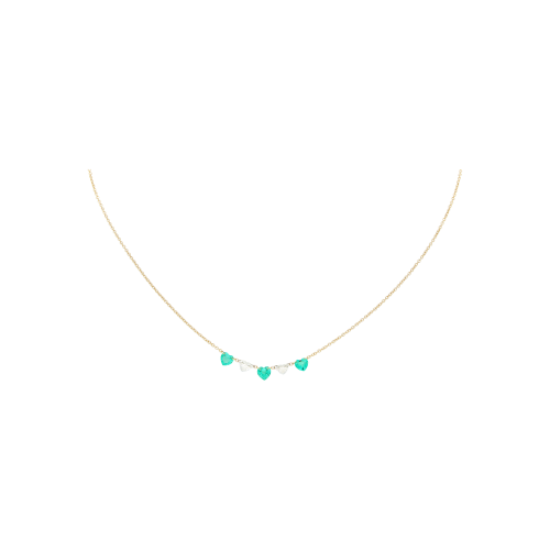 Accedi alla scheda di Bartorelli Italian Jewels COLLANA GIROCOLLO IN ORO ROSA CON DIAMANTI E SMERALDI A CUORE - C069/16/3-C4S