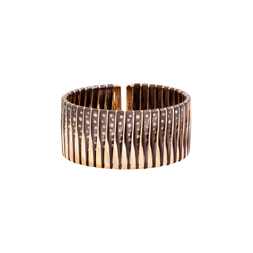 Accedi alla scheda di Vhernier VHERNIER - BRACCIALE IN ORO ROSA, BRONZO E DIAMANTI BROWN - 0G1764BR310 - 0G1764BR310