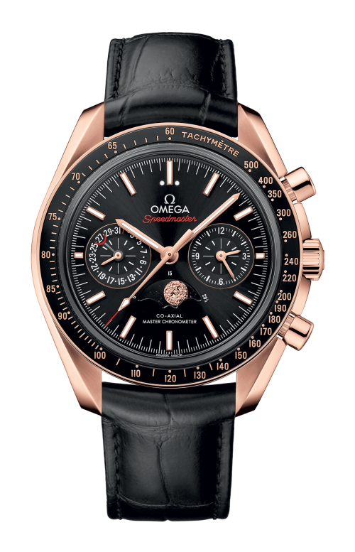 Accedi alla scheda di Omega SPEEDMASTER FASI LUNARI 44,25 MM, ORO SEDNA&trade; SU PELLE - 304.63.44.52.01.001