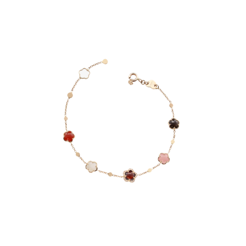 Accedi alla scheda di Pasquale Bruni BRACCIALE FIGLIA DEI FIORI IN ORO ROSA CON PIETRE FANTASIA, DIAMANTI BIANCHI E CHAMPAGNE - 16121R - 16121R