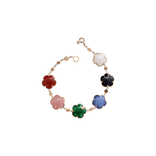 Accedi alla scheda di Pasquale Bruni BRACCIALE PETIT JOLI IN ORO ROSA CON PIETRE FANTASIA E DIAMANTI BIANCHI - 16263R - 16263R