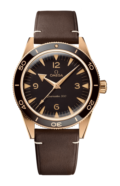 Accedi al prodotto correlato Omega SEAMASTER 300 41 MM, BRONZE GOLD SU PELLE - 234.92.41.21.10.001