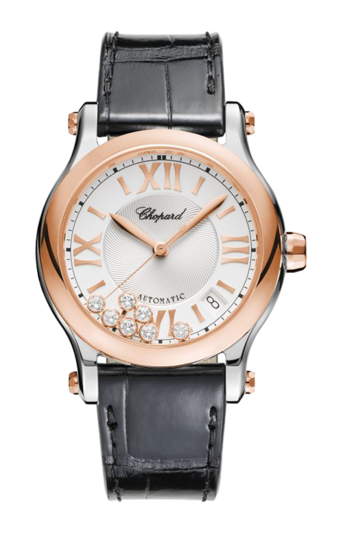Accedi alla scheda di Chopard HAPPY SPORT 36 MM, AUTOMATICO, ORO ROSA ETICO, LUCENT STEEL&trade;, DIAMANTI - 278559