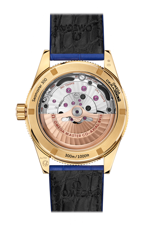 Accedi alla scheda di Omega SEAMASTER 300 41 MM, ORO GIALLO SU PELLE - 234.63.41.21.99.002