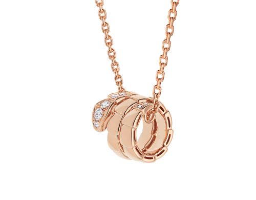 Accedi al prodotto correlato Bulgari COLLANA SERPENTI VIPER IN ORO ROSA E DIAMANTI - CL858925 - CL858925