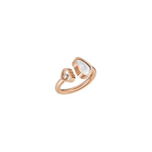 Accedi alla scheda di Chopard CHOPARD - HAPPY HEARTS - ANELLO IN ORO ROSA CON DIAMANTE E MADREPERLA - 829482