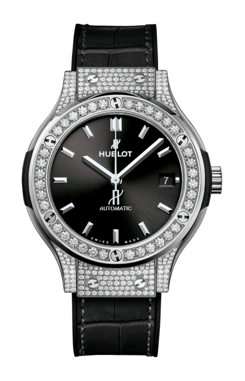 Accedi al prodotto correlato Hublot CLASSI FUSION TITANIUM PAV&Eacute; - 565.NX.1470.LR.1604