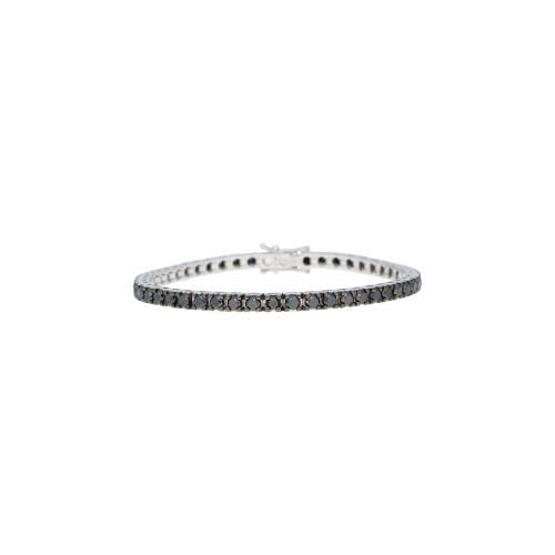 Accedi alla scheda di Bartorelli Italian Jewels BRACCIALE TENNIS IN ORO BIANCO CON DIAMANTI NERI - 14570517