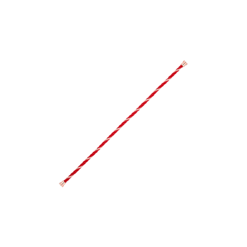 Accedi alla scheda di Fred CABLE IN ORO ROSA E TESSUTO ROSSO PER BRACCIALE MODELLO MEDIO - 6B1033 - 6B1033