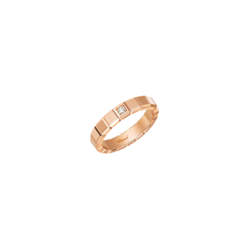 Accedi alla scheda di Chopard CHOPARD - ICE CUBE PURE - ANELLO IN ORO ROSA CON DIAMANTE - 829834-5069 - 829834