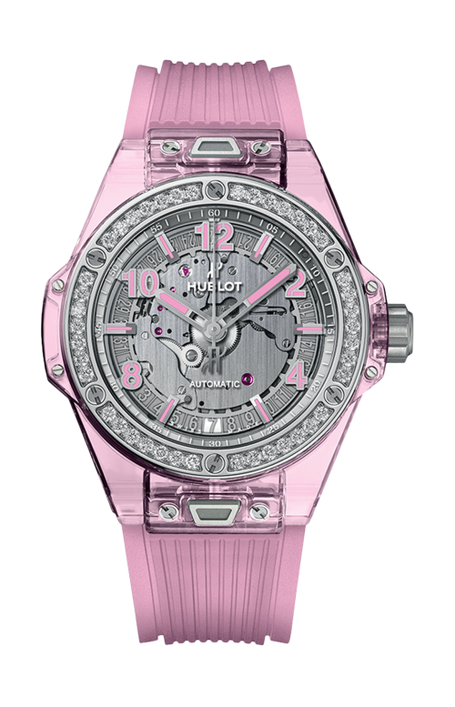 Accedi alla scheda di Hublot BIG BANG ONE CLICK PINK SAPPHIRE DIAMONDS  39 MM - LIMITED EDITION - 465.JP.4802.RT.1204