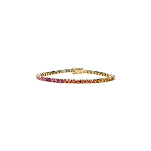Accedi al prodotto correlato Bartorelli Italian Jewels BRACCIALE TENNIS IN ORO ROSA E ZAFFIRI MULTICOLOR - AB0279/RB