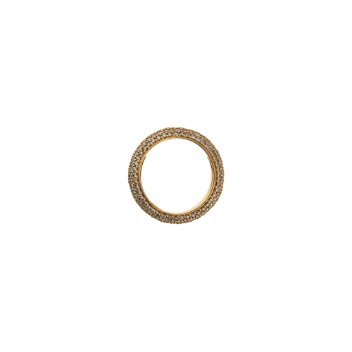 Accedi al prodotto correlato Bartorelli Italian Jewels ANELLO FEDINA BOMBATA A GIRO INTERO CON DIAMANTI BROWN - VR08997DBP