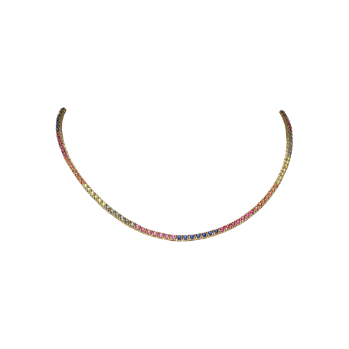 Accedi al prodotto correlato Bartorelli Italian Jewels GIROCOLLO TENNIS CON ZAFFIRI MULTICOLOR - AN2553/MCS