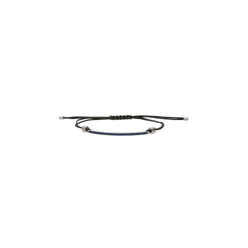 Accedi al prodotto correlato Bartorelli Italian Jewels BRACCIALE CON BARRETTA IN ORO BIANCO E ZAFFIRI CON CORDINO NERO - VB24234SBW